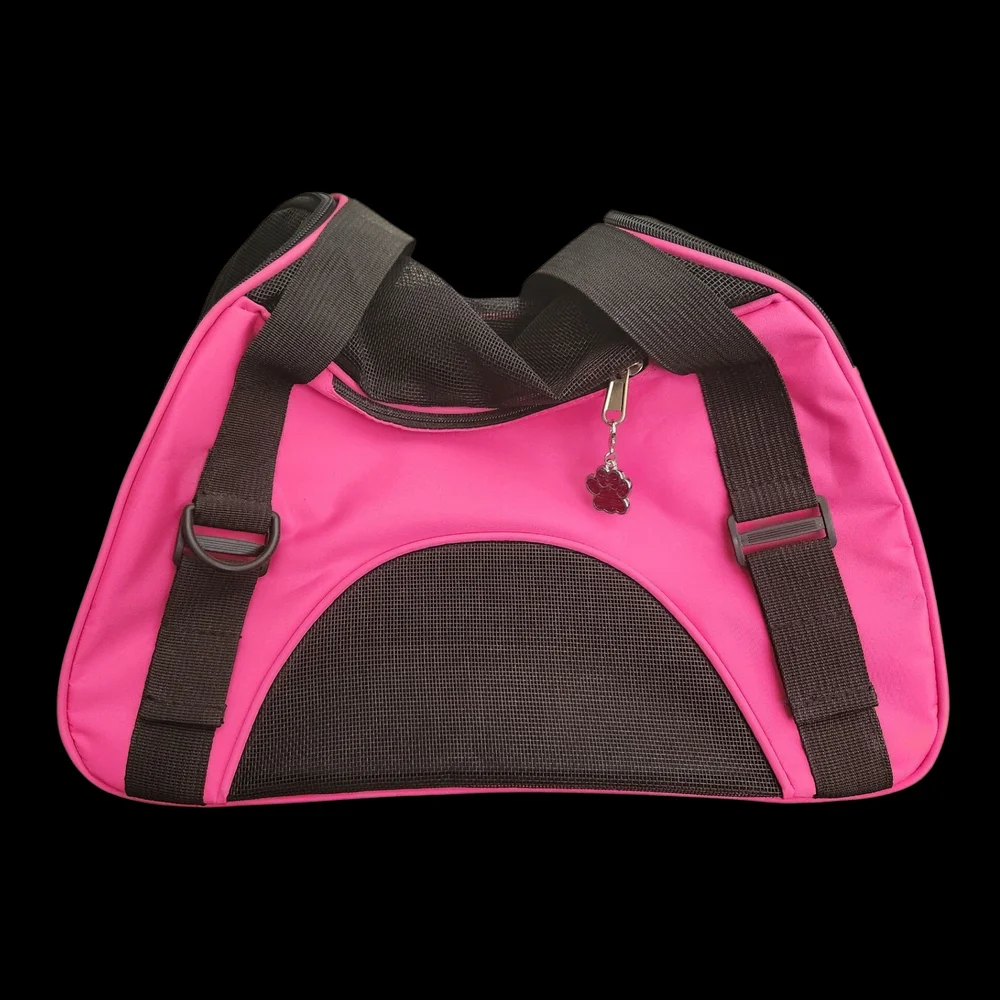 Pink and Black Pet Carrier